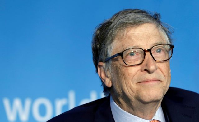 Billa Gatesa so zagovorniki teorij zarote označili za sovražnika številka ena. FOTO: Yuri Gripas/Reuters
