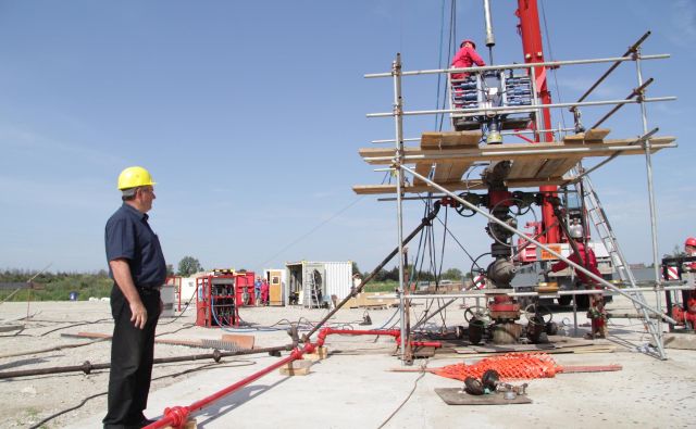 Ascent Resources izvrtal dve plinski vrtini v Čentibi pri Petišovcih. FOTO: Jože Pojbič/Delo