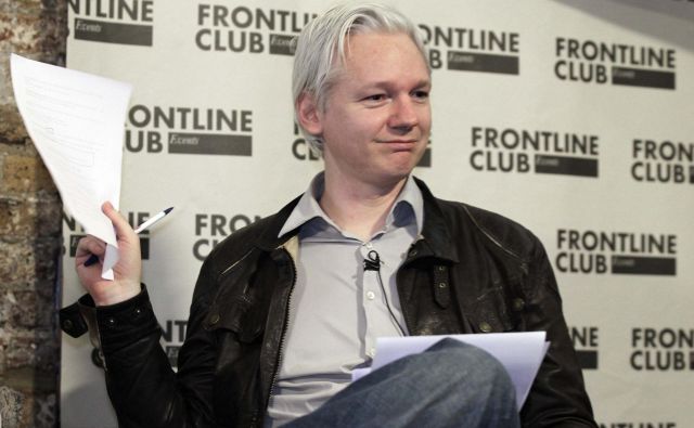 Julian Assange leta 2012 FOTO: Finbarr O&#39;Reilly/Reuters