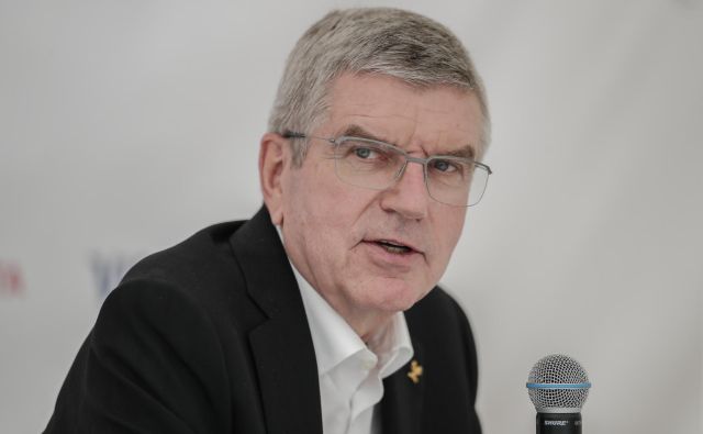 Thomas Bach je pred dnevi obiskal Slovenijo. FOTO: Uroš Hočevar