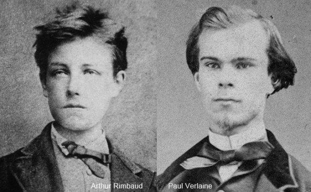 Arthur Rimbaud in Paul Verlaine sta imela vznemirljivo razmerje<em>, </em>čeravno je bilo kratko: s prekinitvami je trajalo komaj poldrugo leto. Foto wikipedija