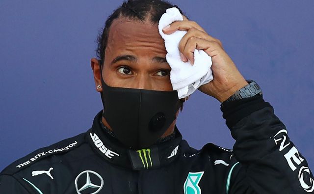 Lewis Hamilton je na najboljši poti k sedmemu naslovu svetovnega prvaka v formuli 1. FOTO: Bryn Lennon/AFP