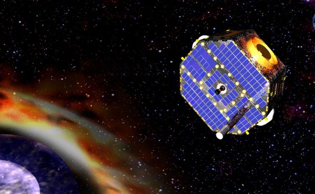 Umetniška upodobitev satelita IBEX. Foto NASA GSFC
