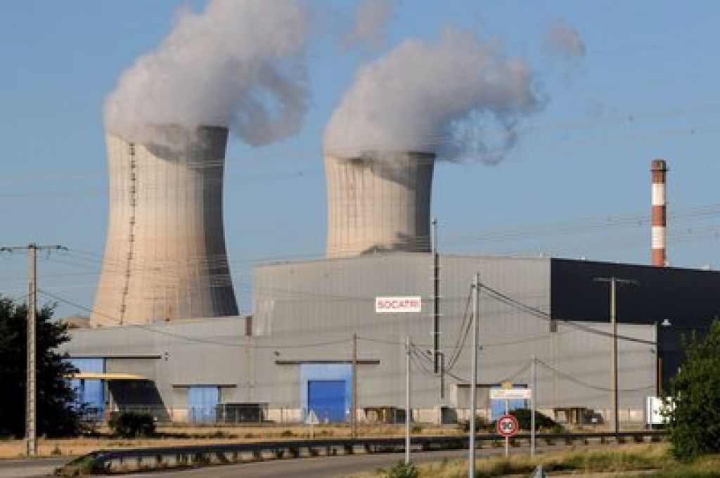 Iz nuklearke iztekla radioaktivna tekočina