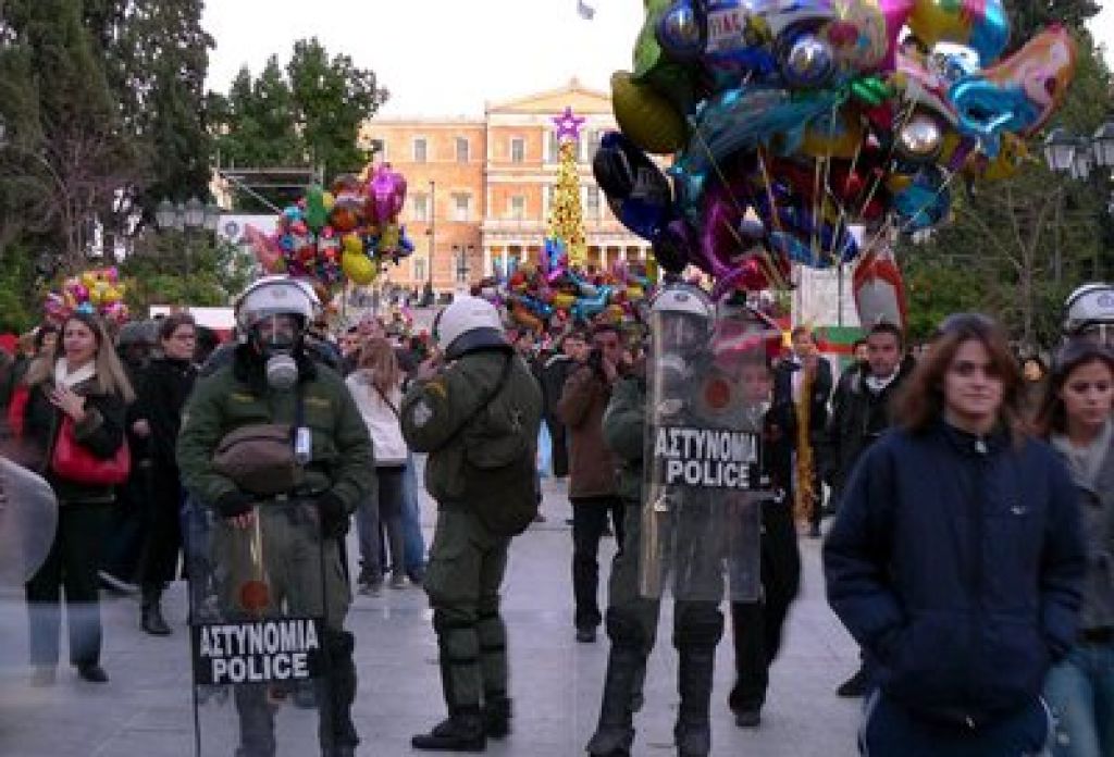 Nasilni protesti tudi na božič