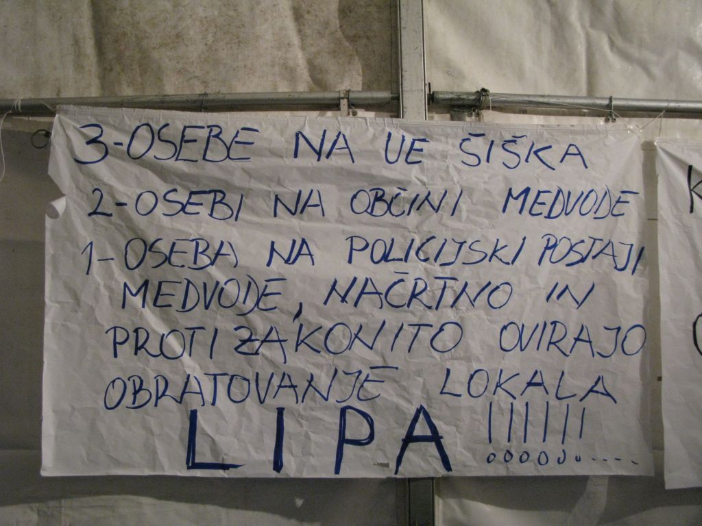 Zaradi svarila v Lipi le zasebna zabava