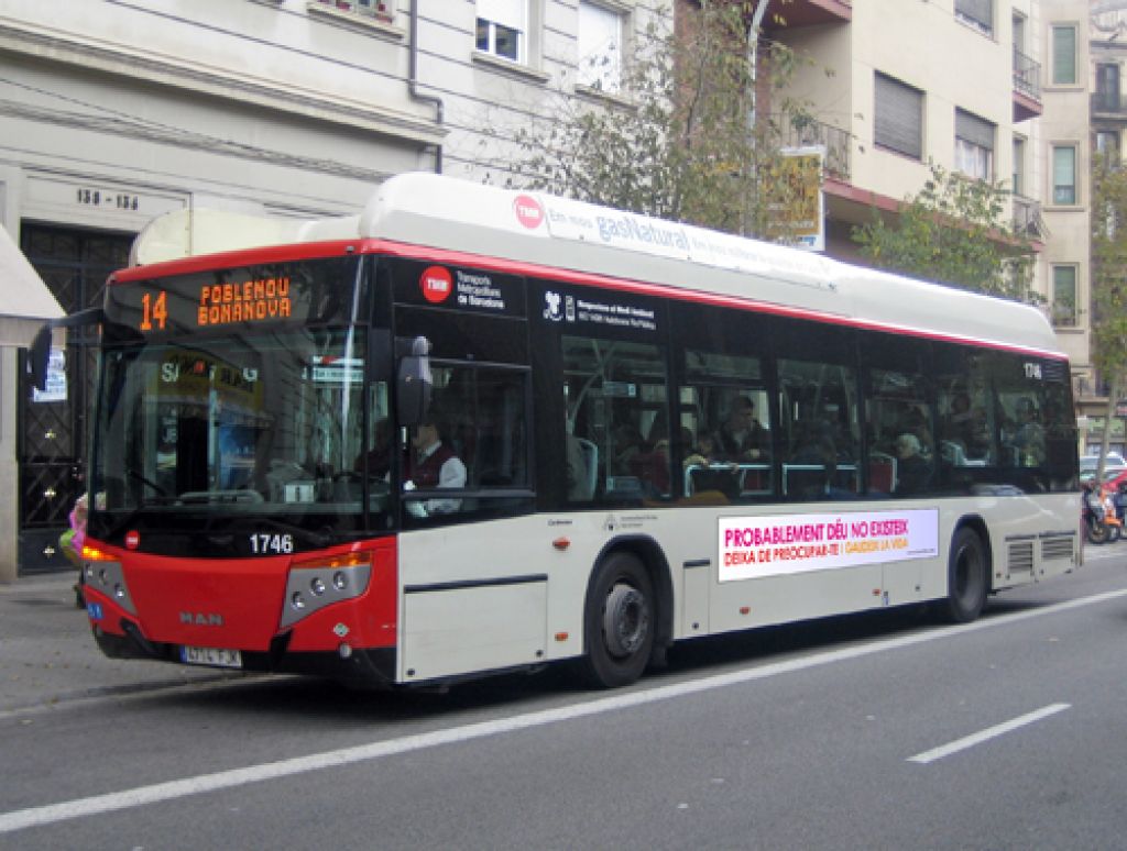 V Barceloni bodo oglaševali, da boga ni