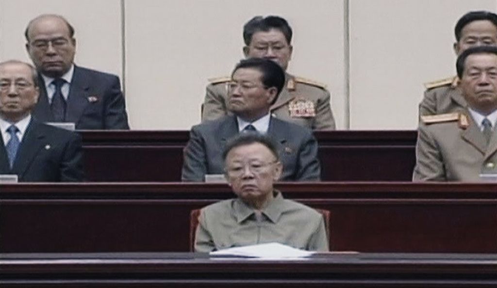 Kim Jong Il na spominski slovesnosti