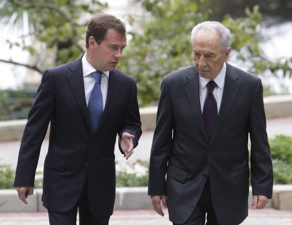 Peres in Medvedjev o razmerah na Bližnjem vzhodu