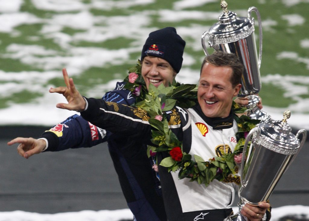 Vettlu in Schumacherju ekipni zaključek sezone v Pekingu