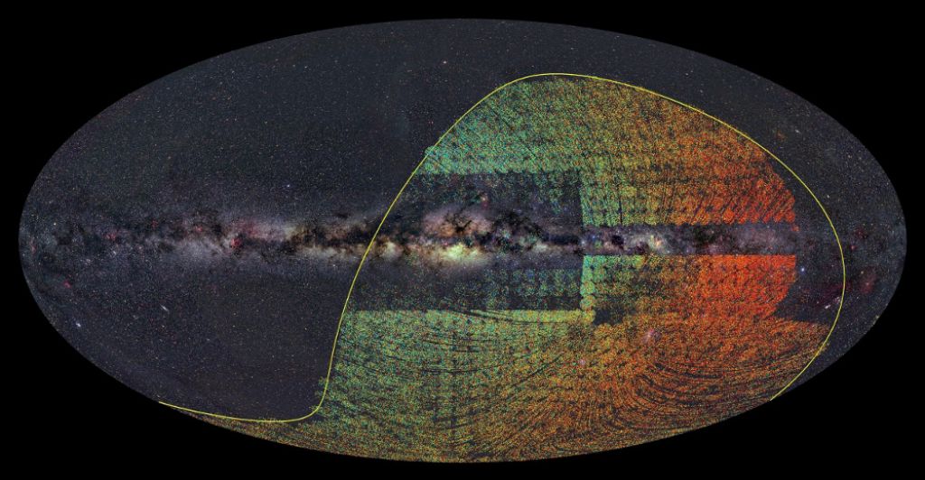 Pri projektu Rave odkrili ostanke pritlikave galaksije