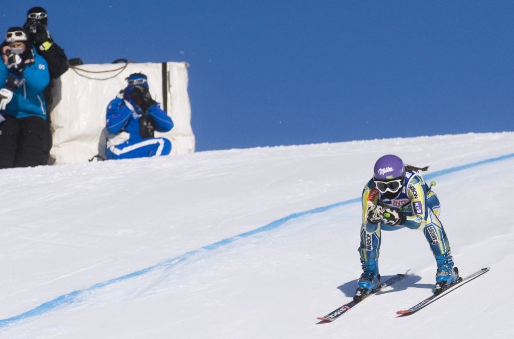 Tina Maze po odličnem slalomu spet na zmagovalnem odru