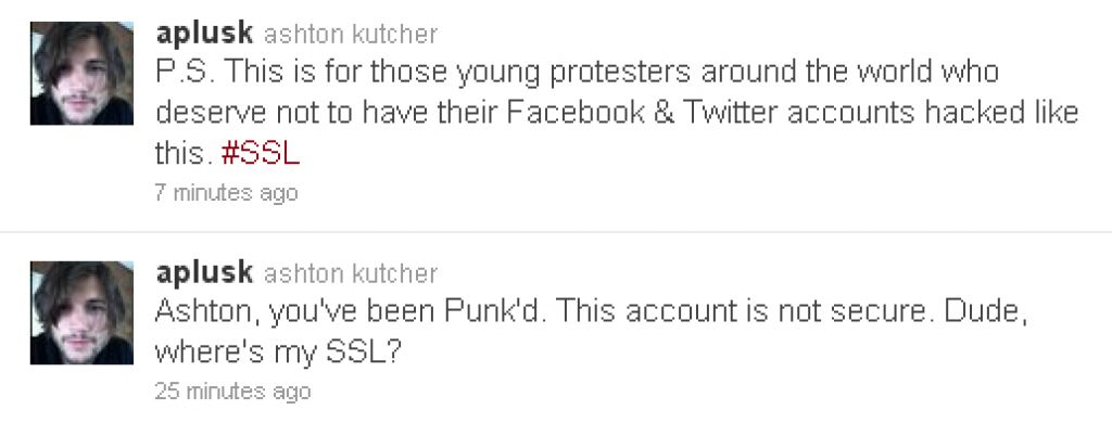 Vdrli so v Twitterjev račun Ashtona Kutcherja