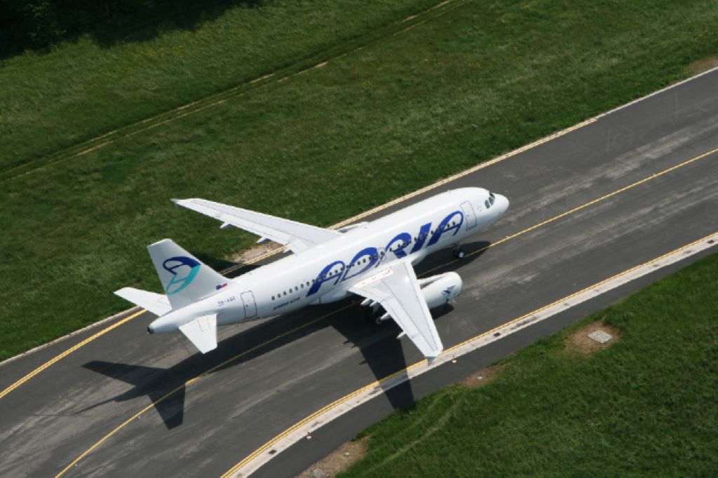 Odstopi v Adrii Airways brez turbulenc