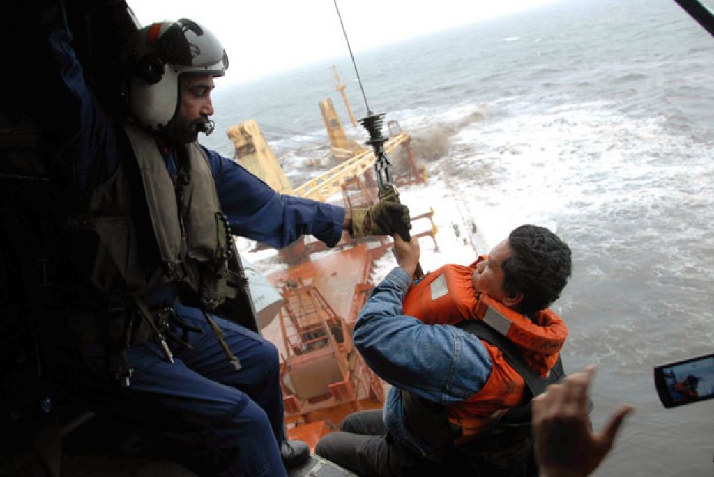 Ladja se je potopila v Indijskem oceanu