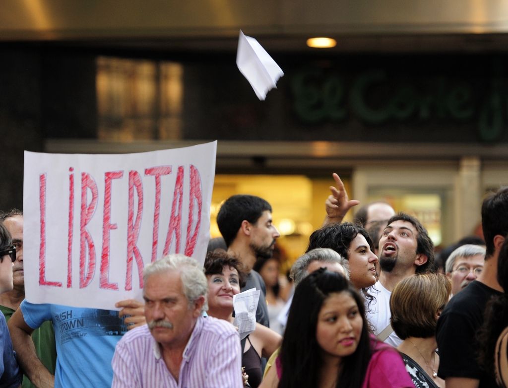 Madrid: izbruhnili spopadi med protestniki in policijo