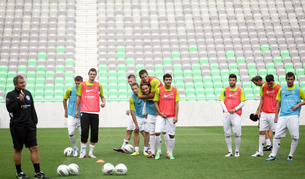 Kekovi fantje v Stožicah po zmago proti Belgiji