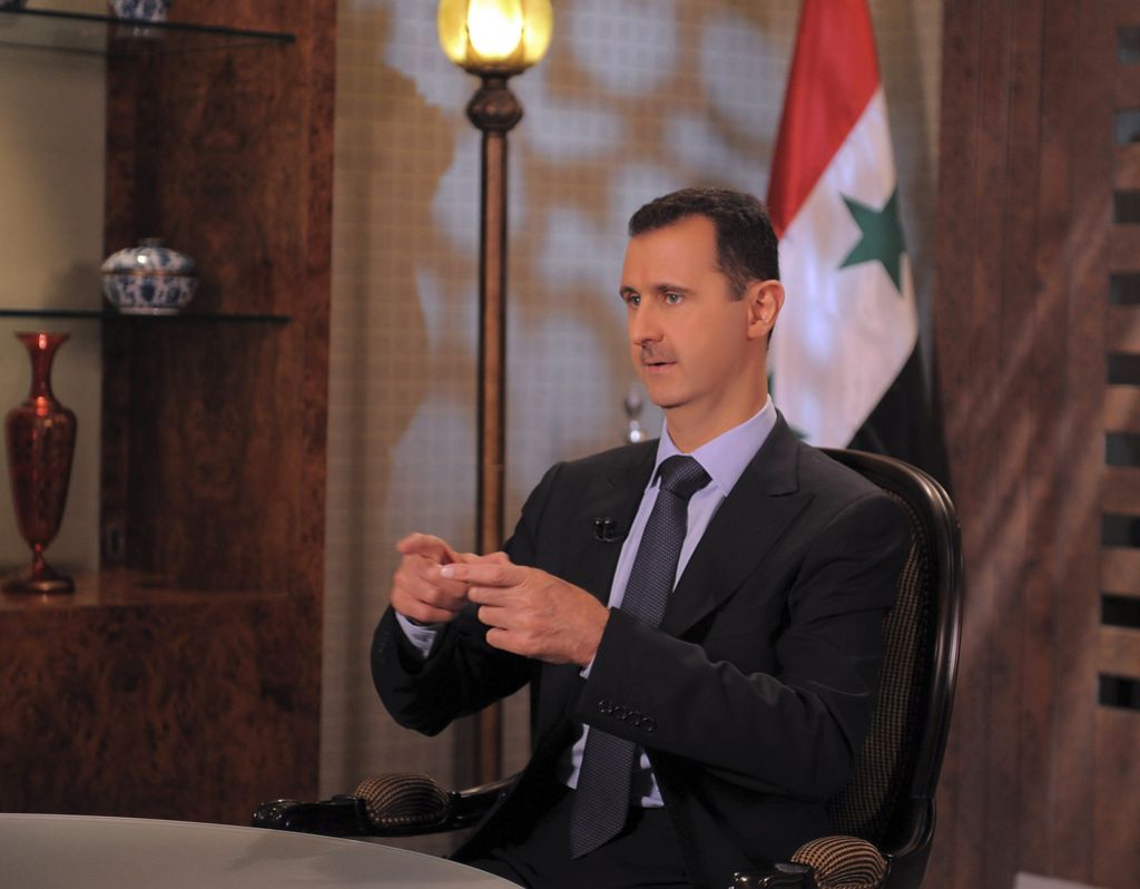 Sirski predsednik al Asad grozil s potresom
