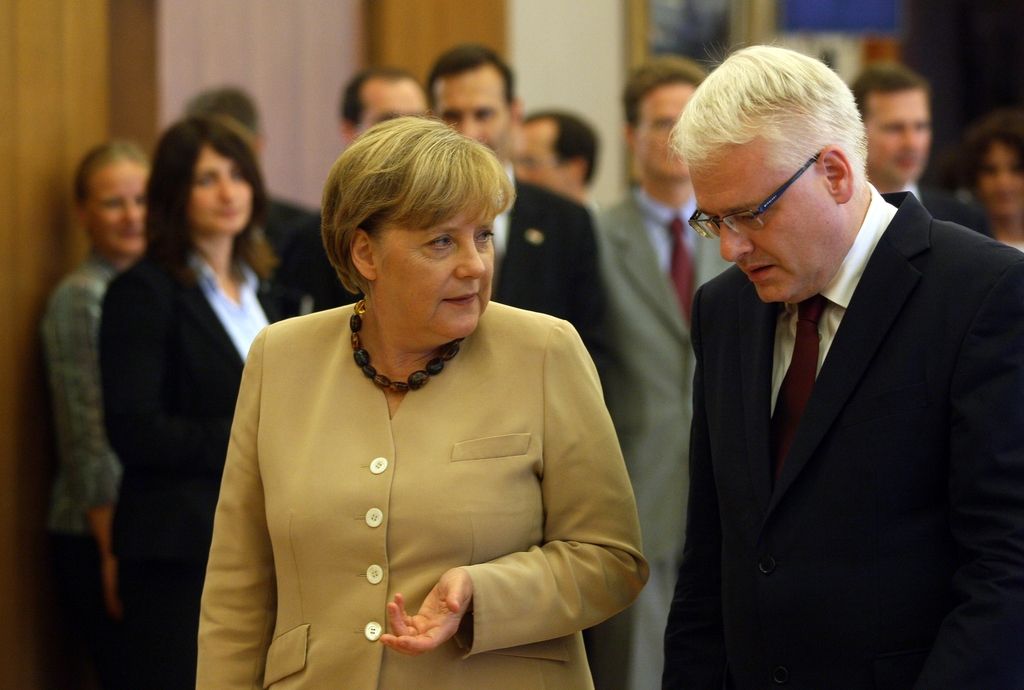 Angela Merkel na Hrvaškem: veter v Jadrankina jadra