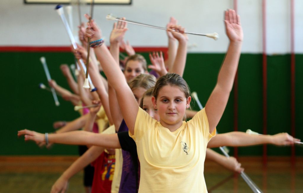 Duple&scaron;ke mažoretke: ena, dva, tri &ndash; in palica poleti!