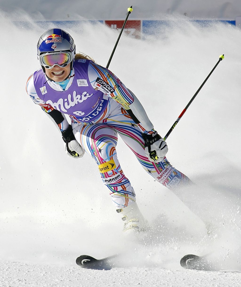 Sölden: Zmaga Vonnove, Mazejeva končala na 23. mestu