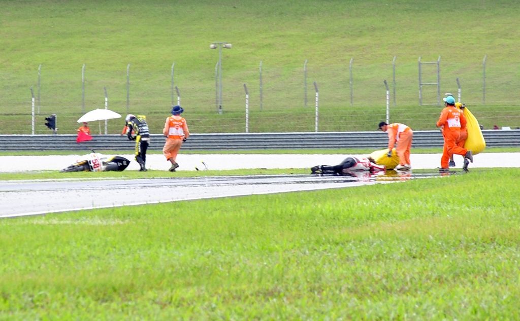 Obljubil, da je padcev dovolj, a motor ni poslu&scaron;al
