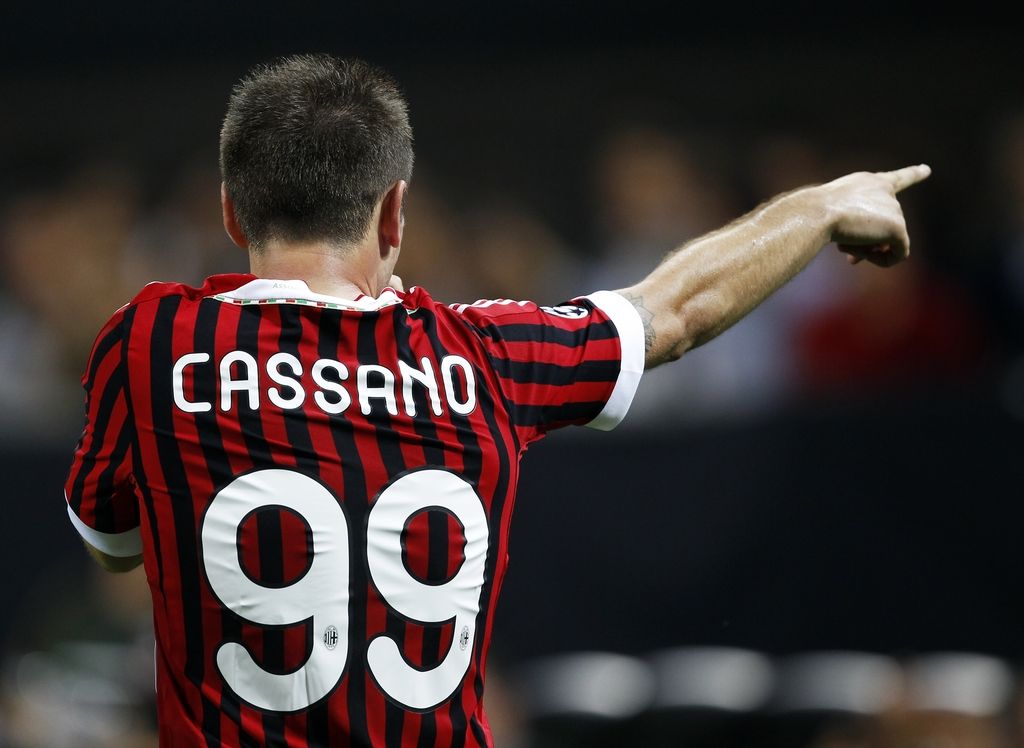 AC Milan zanika, da je Cassana kap
