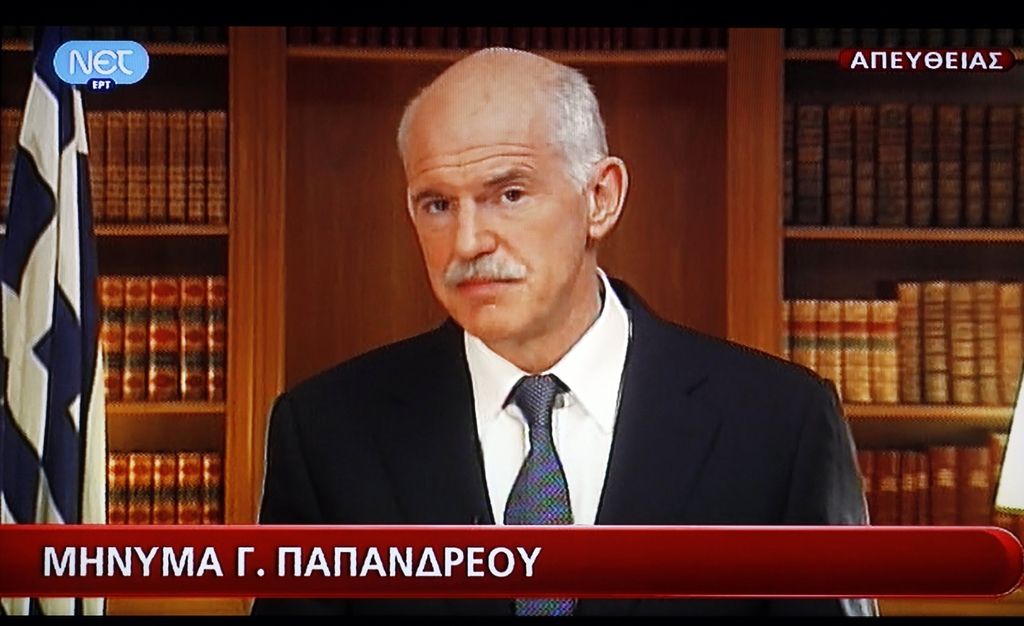 Papandreu nagovoril državljane in napovedal svoj odstop