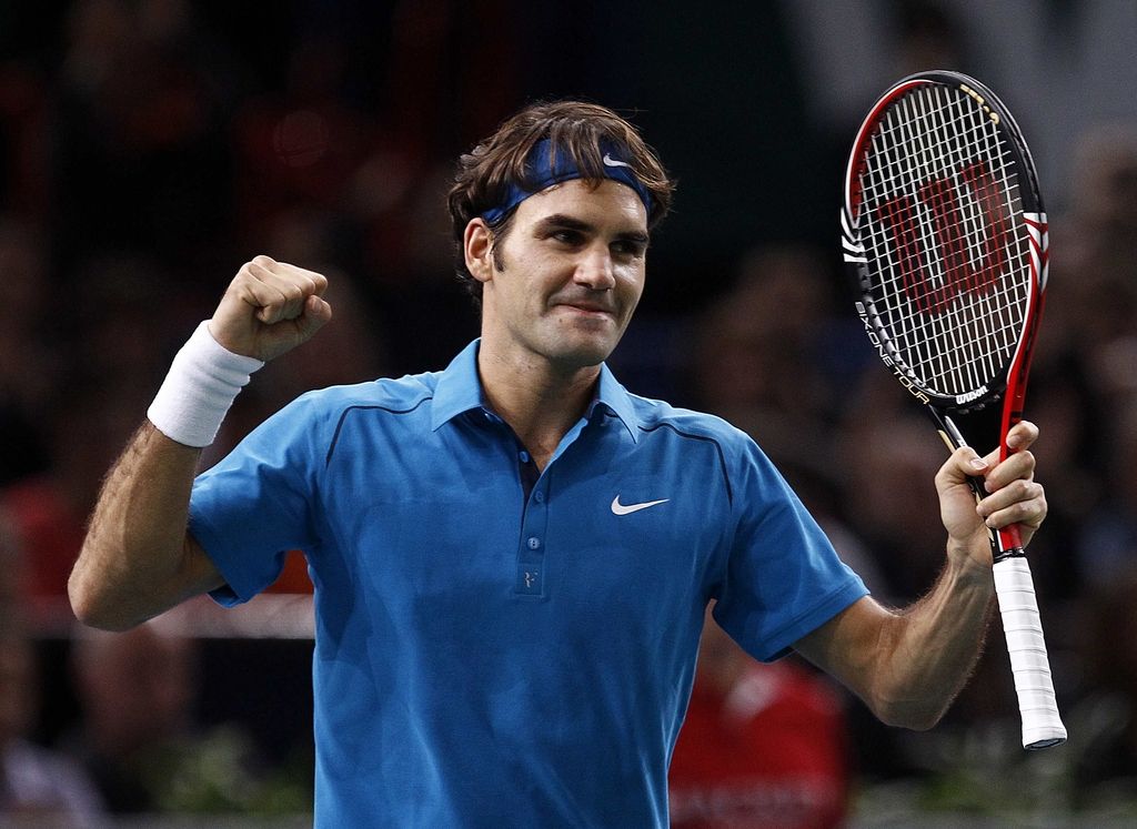 Roger Federer slavil v Parizu