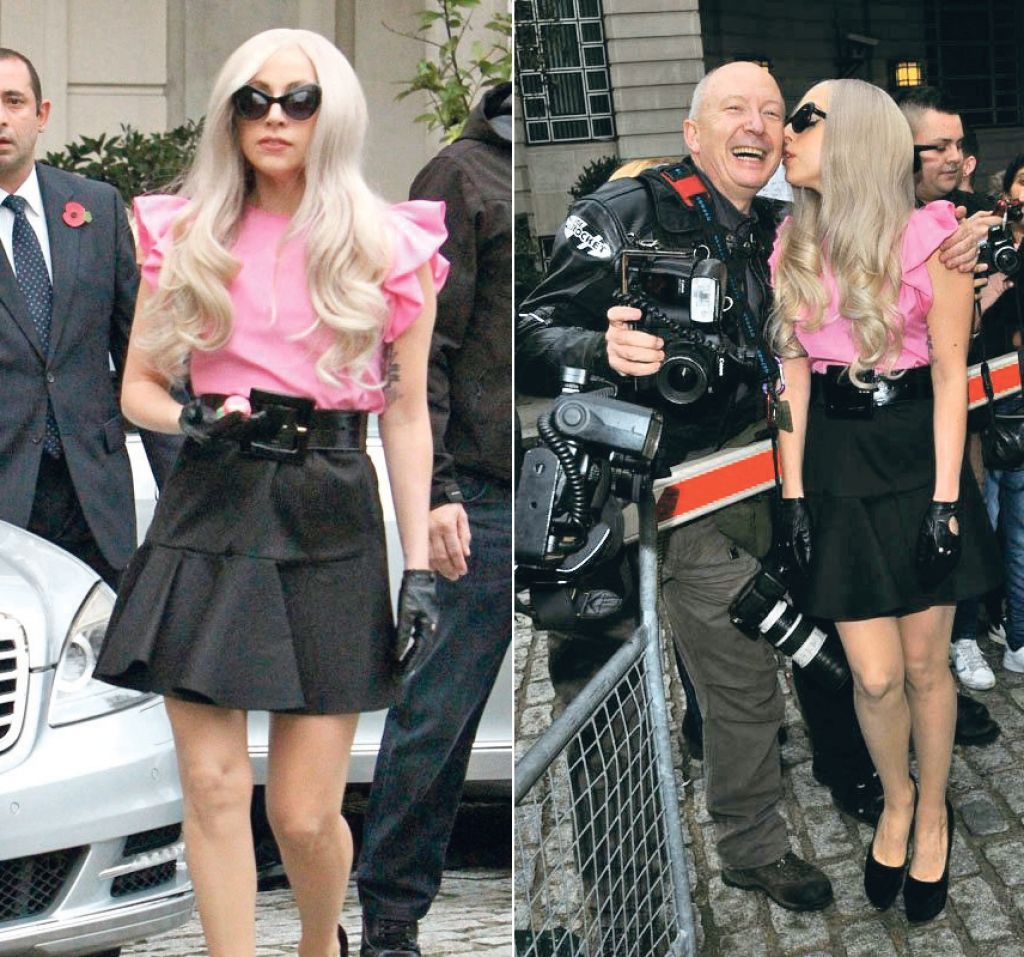 Spodobna Gaga presenetila paparace