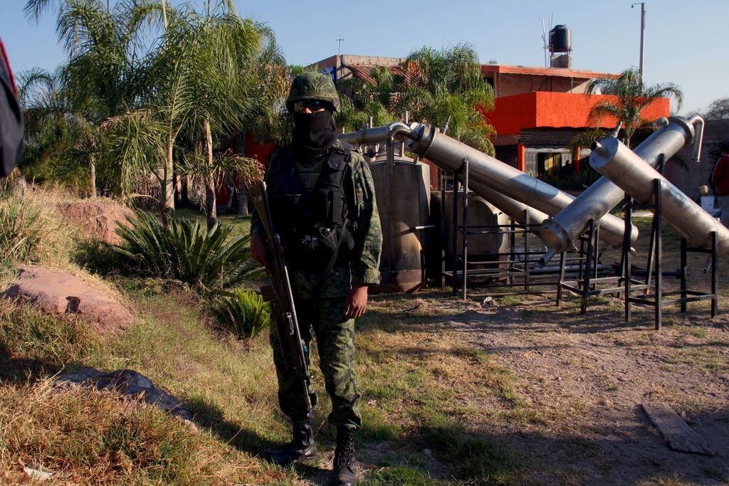 Mehiška vojska zasegla »zgodovinsko« količino drog