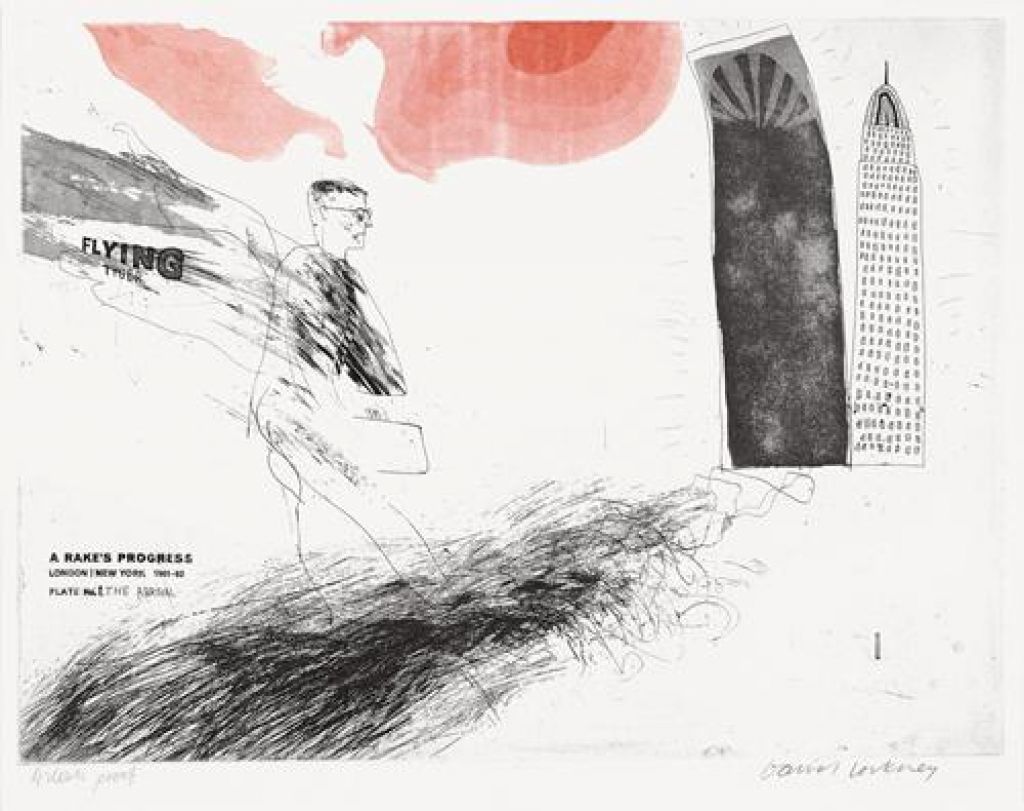 Hockneyeve »razuzdane« grafike