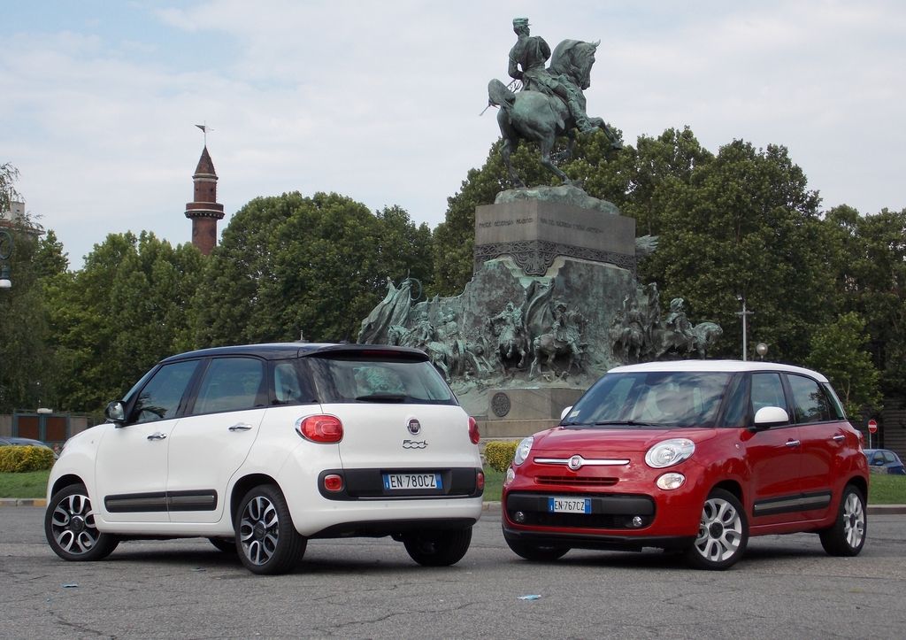 Fiat 500 L na prste stopi