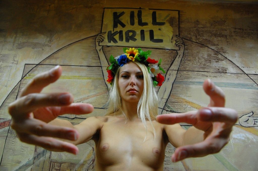 Femen proti patriarhu Kirilu