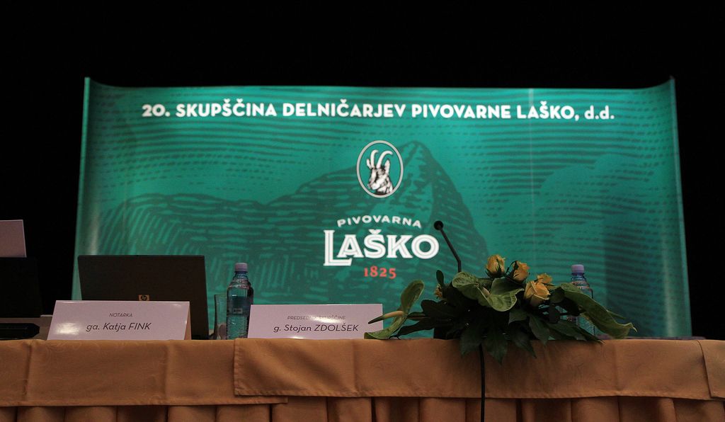 Delničarji Pivovarne Laško zavrnili dokapitalizacijo