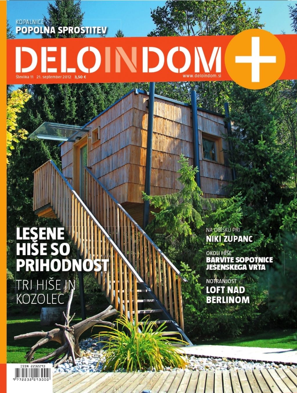Izšel je novi Deloindom+: Lesene hiše so prihodnost