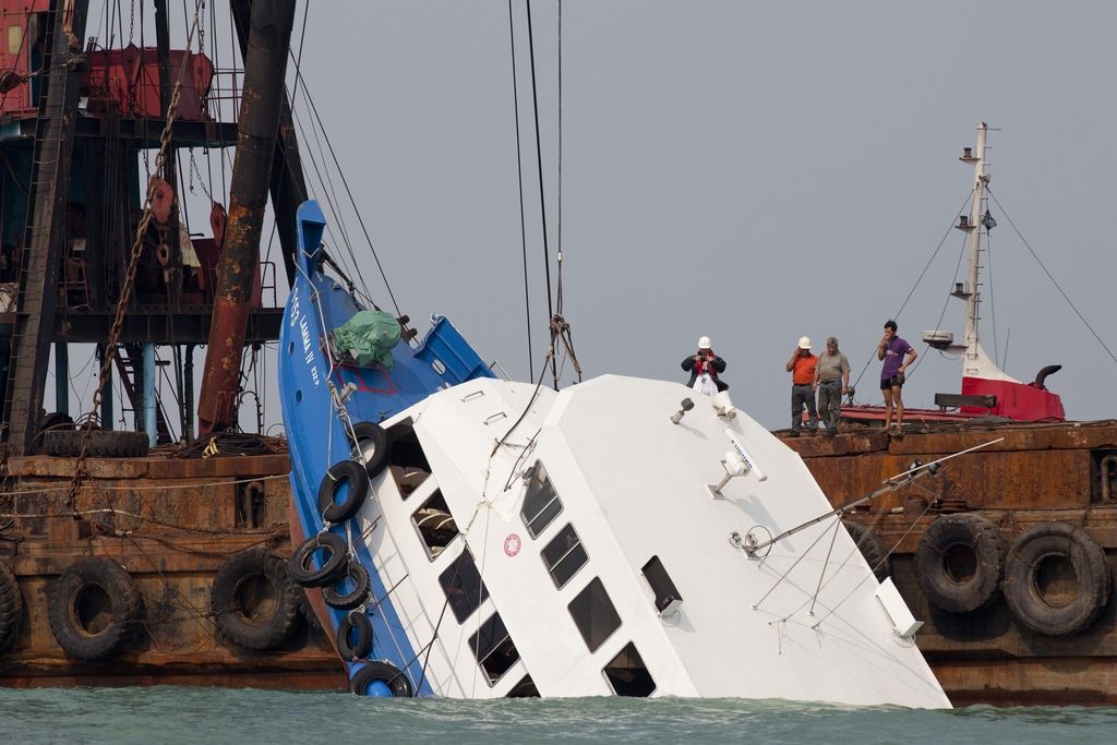 Nove žrtve ladijske nesreče v Hongkongu
