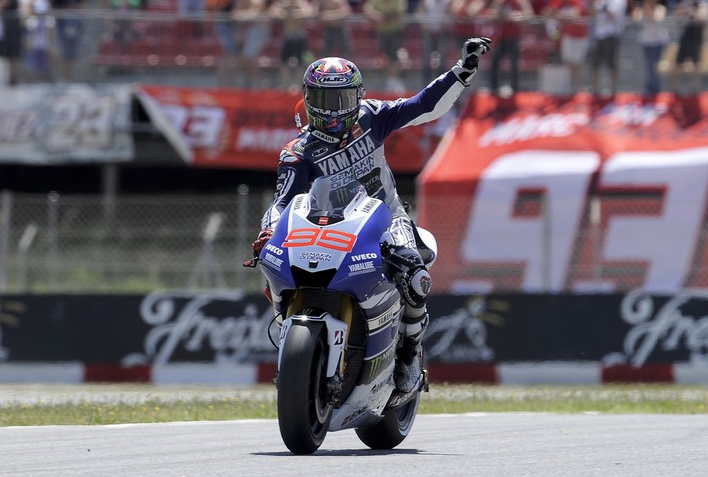 MotoGP: Lorenzo mimo Pedrose do zmage v Barceloni