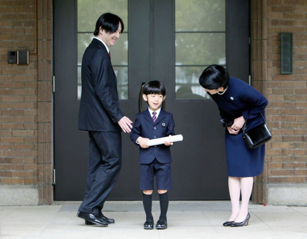 Japonski princ Fumihito in princesa Kiko na obisku