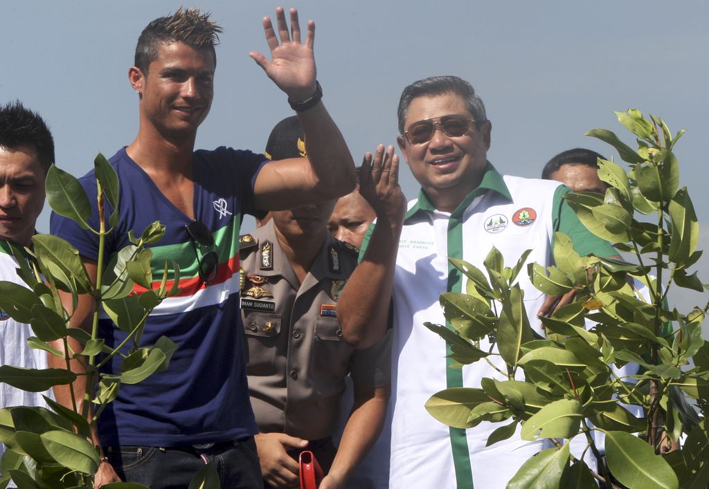 Cristiano Ronaldo za drevesa mangrove