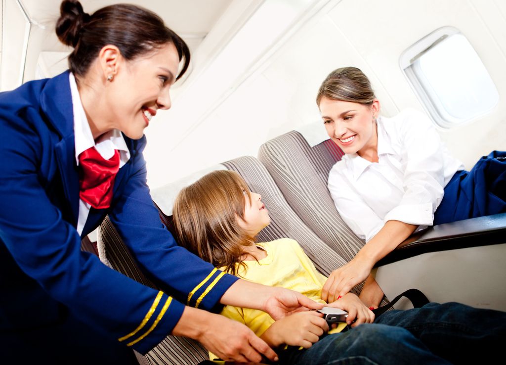 Z otroki brezskrbno in varno na letalo