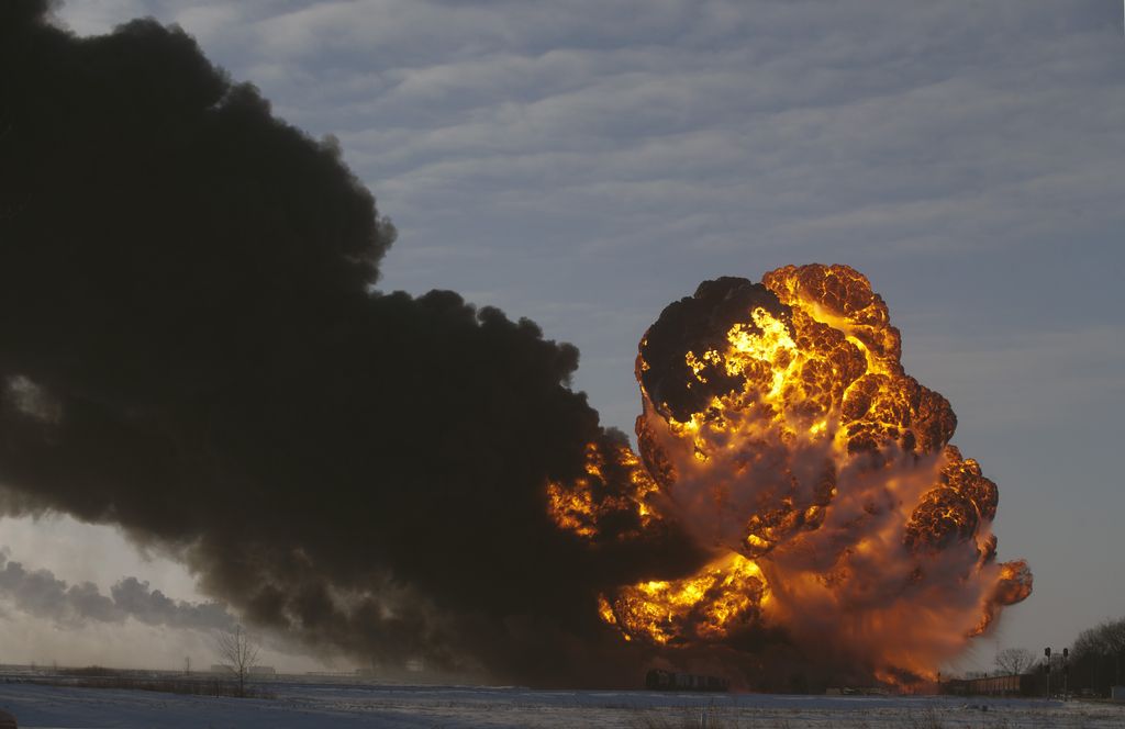 Severna Dakota: po trčenju vlakov evakuacija prebivalcev