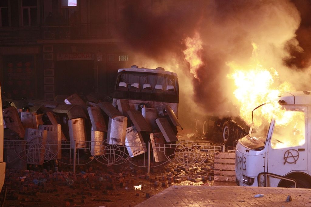 Nasilje na protestih v Kijevu