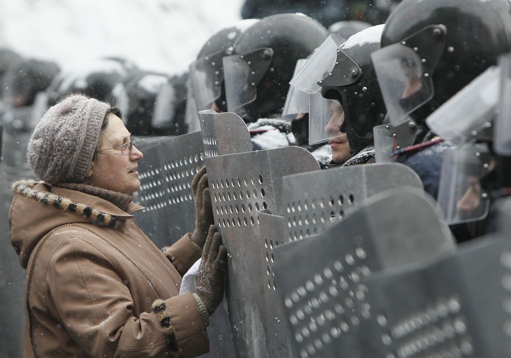 Kijev spominja na vojno območje