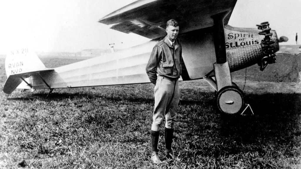 Kaj je videl Lindbergh, ko je letel nad Ameriko?
