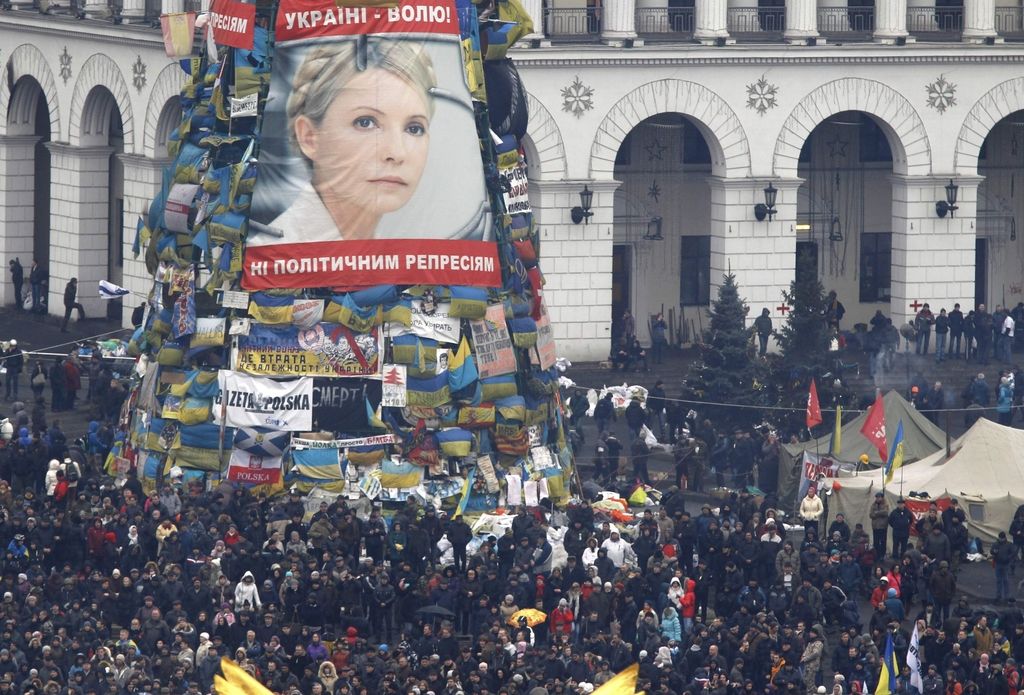 Timošenkova je spregovorila na Trgu neodvisnosti