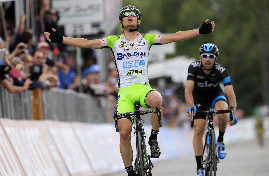 Giro: Battaglinu 14. etapa, Polanc četrti