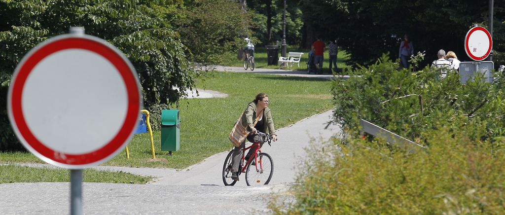 Jutri začnejo urejati kolesarsko stezo v parku Tivoli