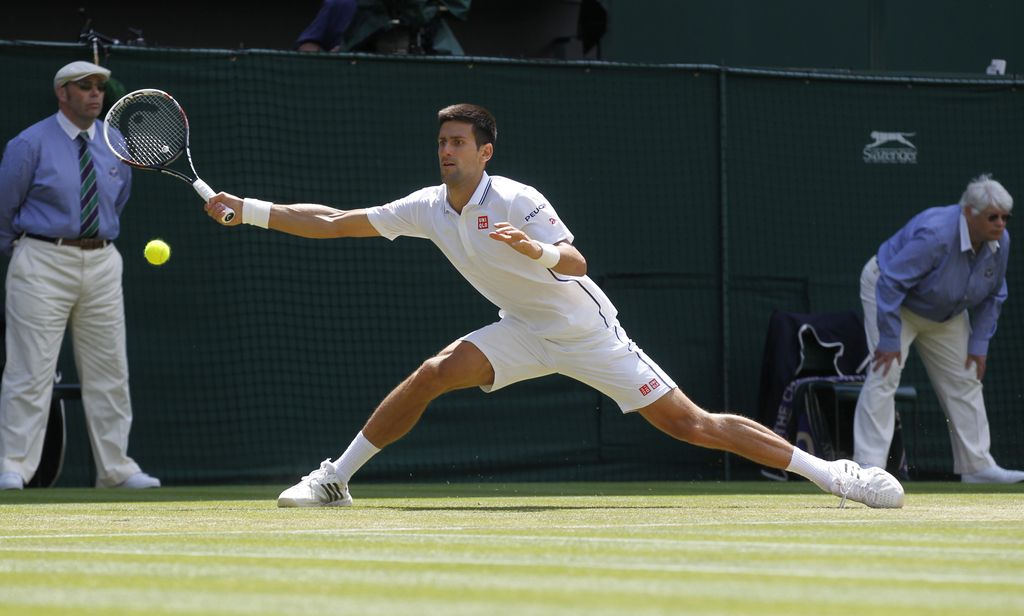 Wimbledon: Đoković navkljub bolečem padcu v osmino finala