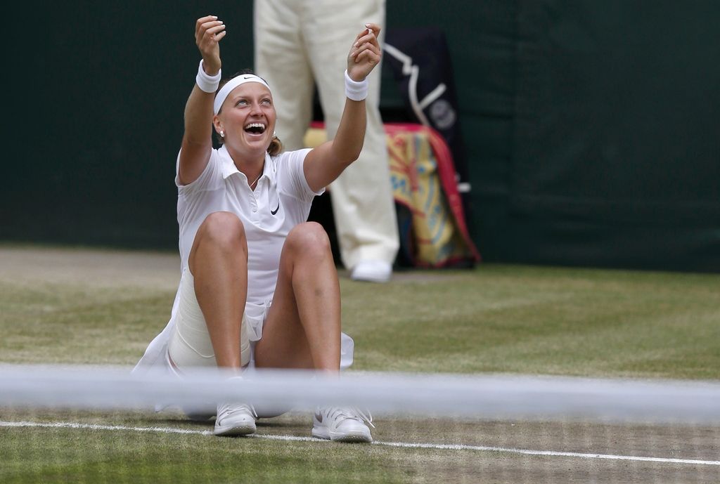 Petra Kvitova za drugi naslov v Wimbledonu potrebovala le 55 minut